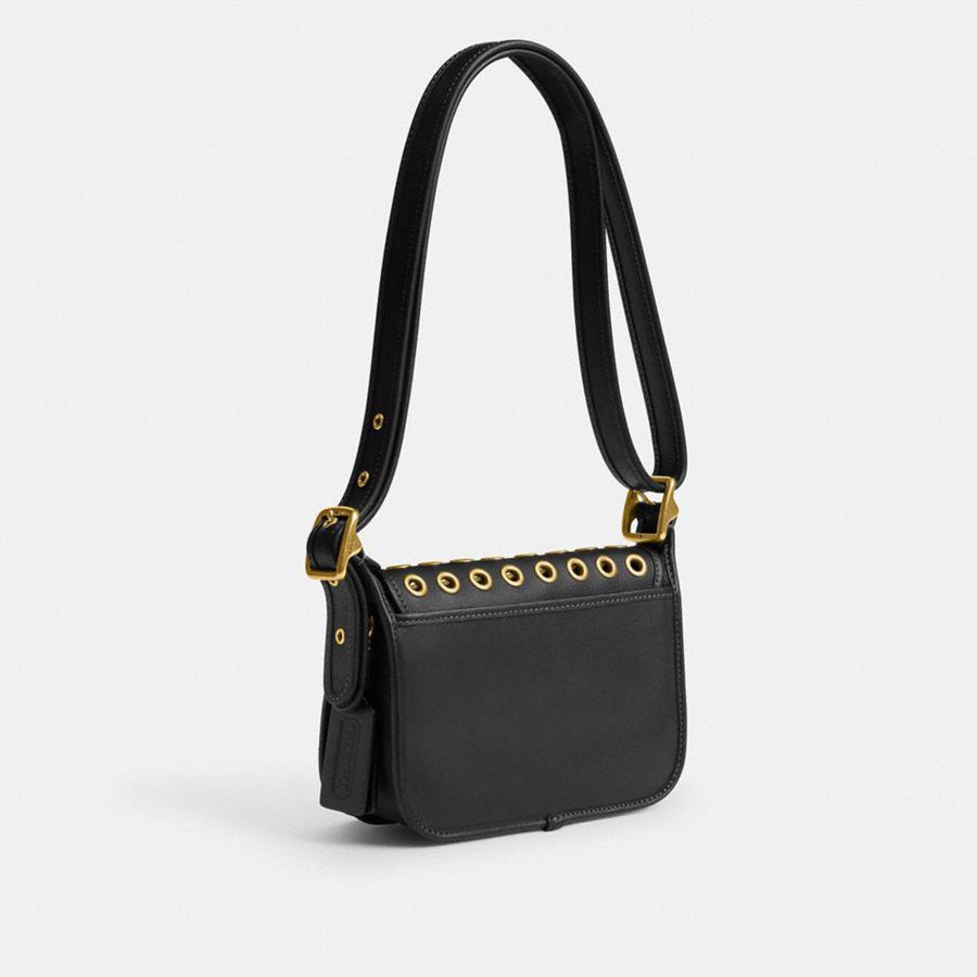 Bolso Hobo COACH Patricia Legacy 19 With Grommets Mujer Negras | VKD-158734