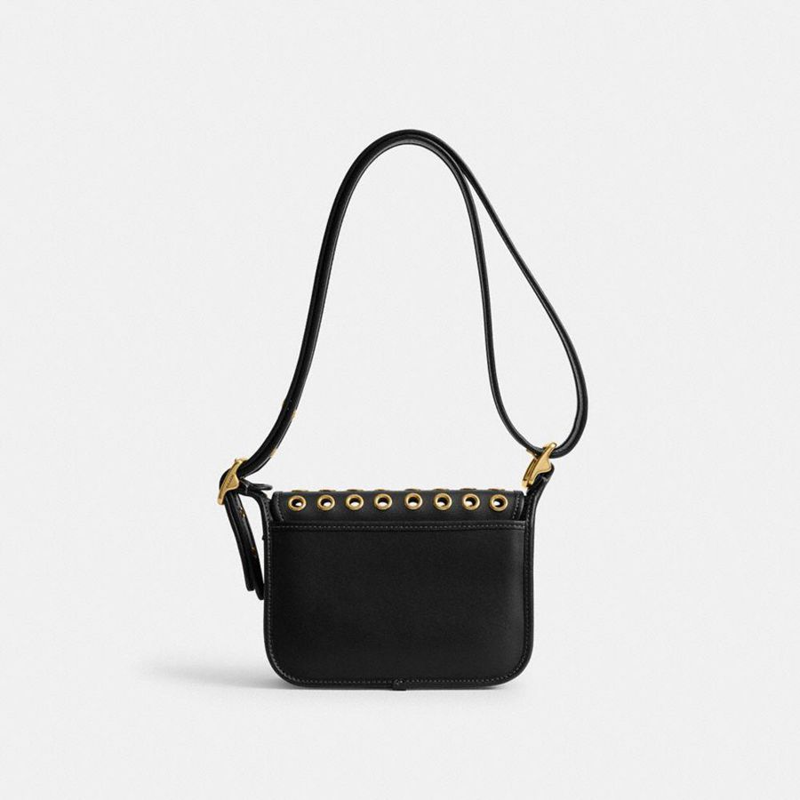 Bolso Hobo COACH Patricia Legacy 19 With Grommets Mujer Negras | VKD-158734