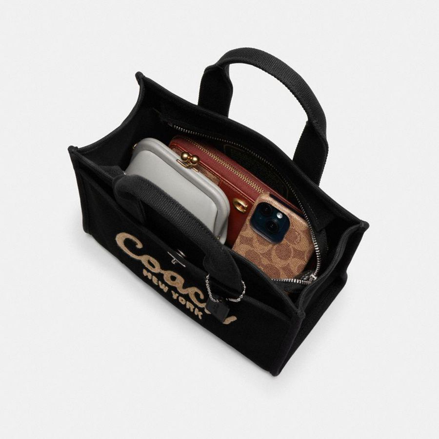 Bolso Tote COACH Cargo 26 Mujer Negras | SAH-428509