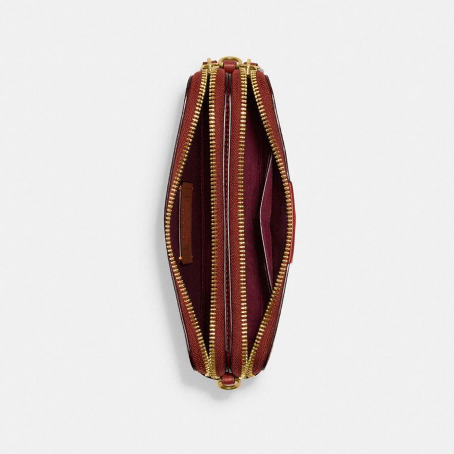 Bolsos De Mano COACH Kira Crossbody In Colorblock Signature Canvas Mujer Marrones | UOX-260513