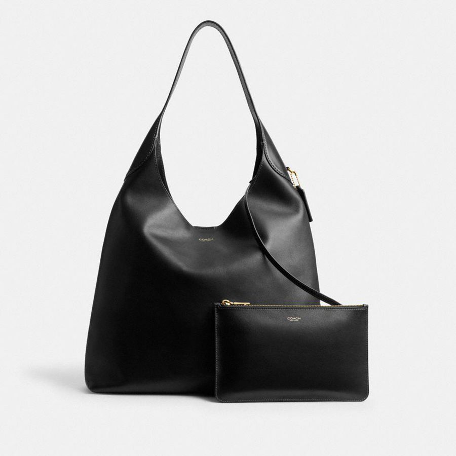 Bolsos De Mano COACH New York Zip Pouch Mujer Negras | OCT-453218