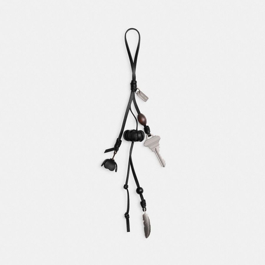 Charms COACH Heritage Bag Mujer Negras | HCP-461873