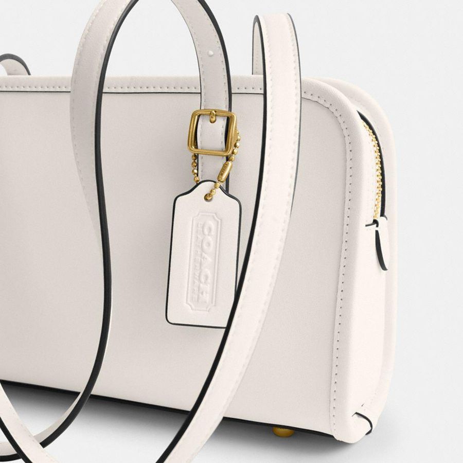 Charms COACH Swing Zip Bag Ands Mujer Doradas | VDW-963781