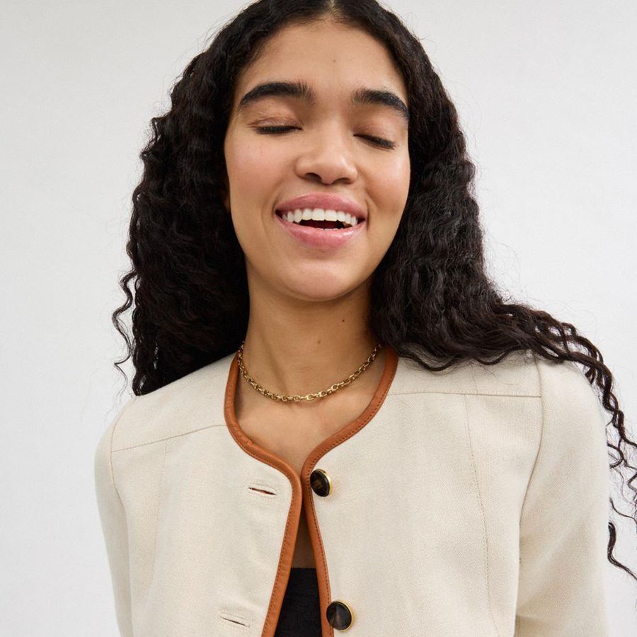 Joyería COACH Signature Chain Link Choker Necklace Mujer Doradas | GYQ-451069
