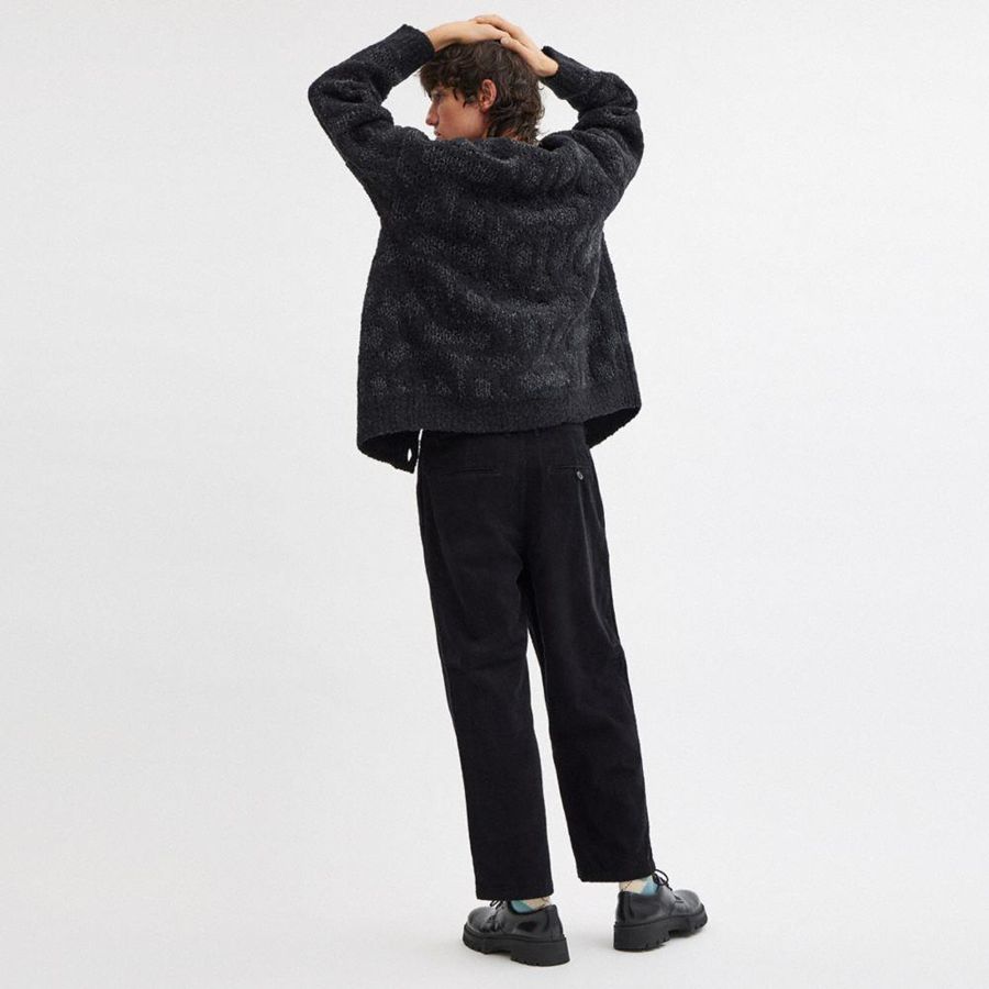 Pantalon COACH Corduroy Hombre Negras | ARM-154802