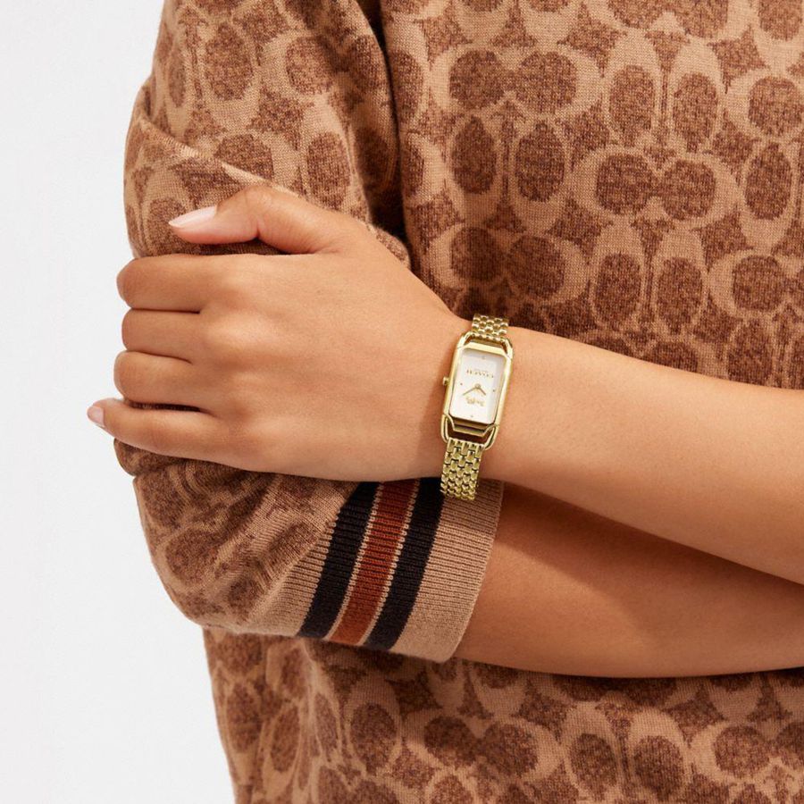 Relojes COACH Cadie, 20 Mm X 32.5 Mm Mujer Doradas | CTH-176902