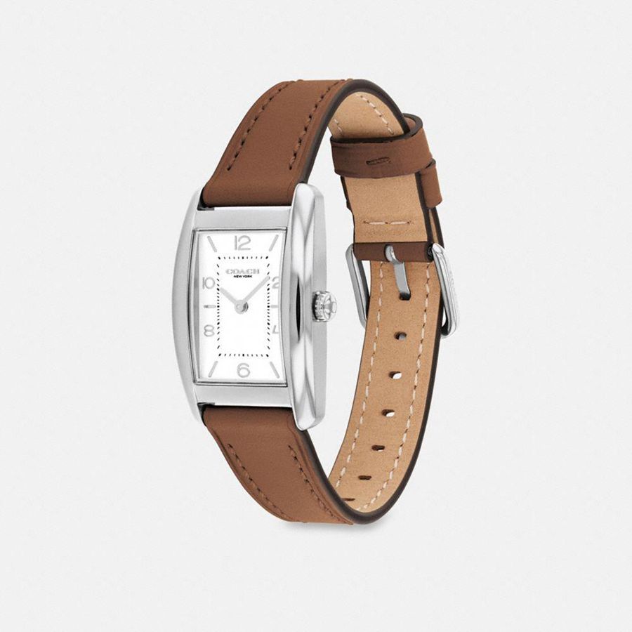 Relojes COACH Reese, 24 Mm X 35 Mm Mujer Marrones | KTQ-546710