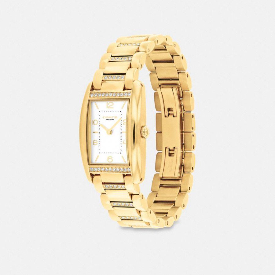 Relojes COACH Reese, 35 Mm X 24 Mm Mujer Doradas | SDC-084617