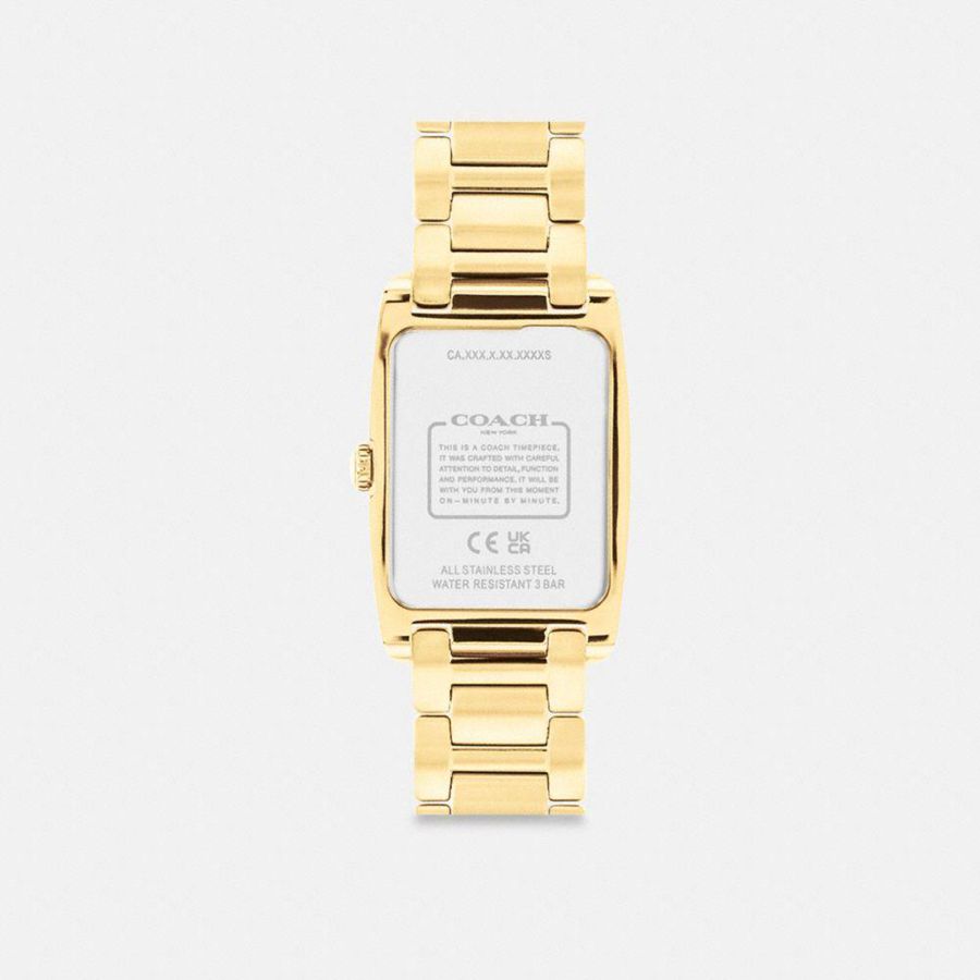 Relojes COACH Reese, 35 Mm X 24 Mm Mujer Doradas | SDC-084617