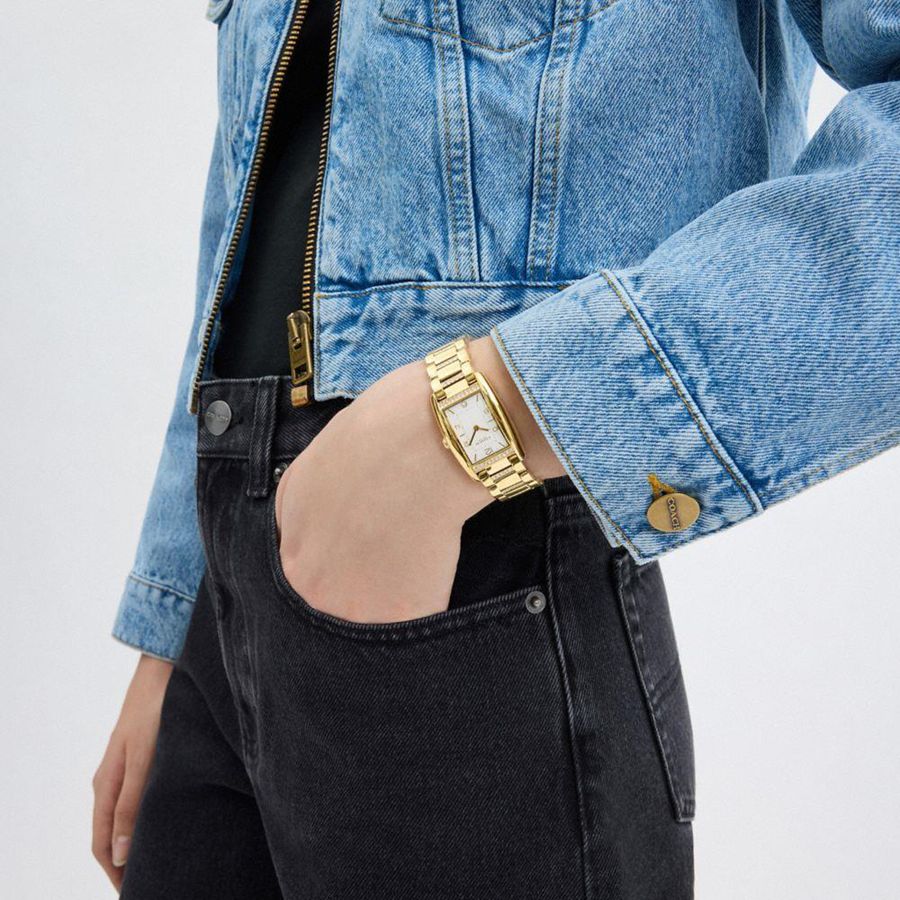 Relojes COACH Reese, 35 Mm X 24 Mm Mujer Doradas | SDC-084617